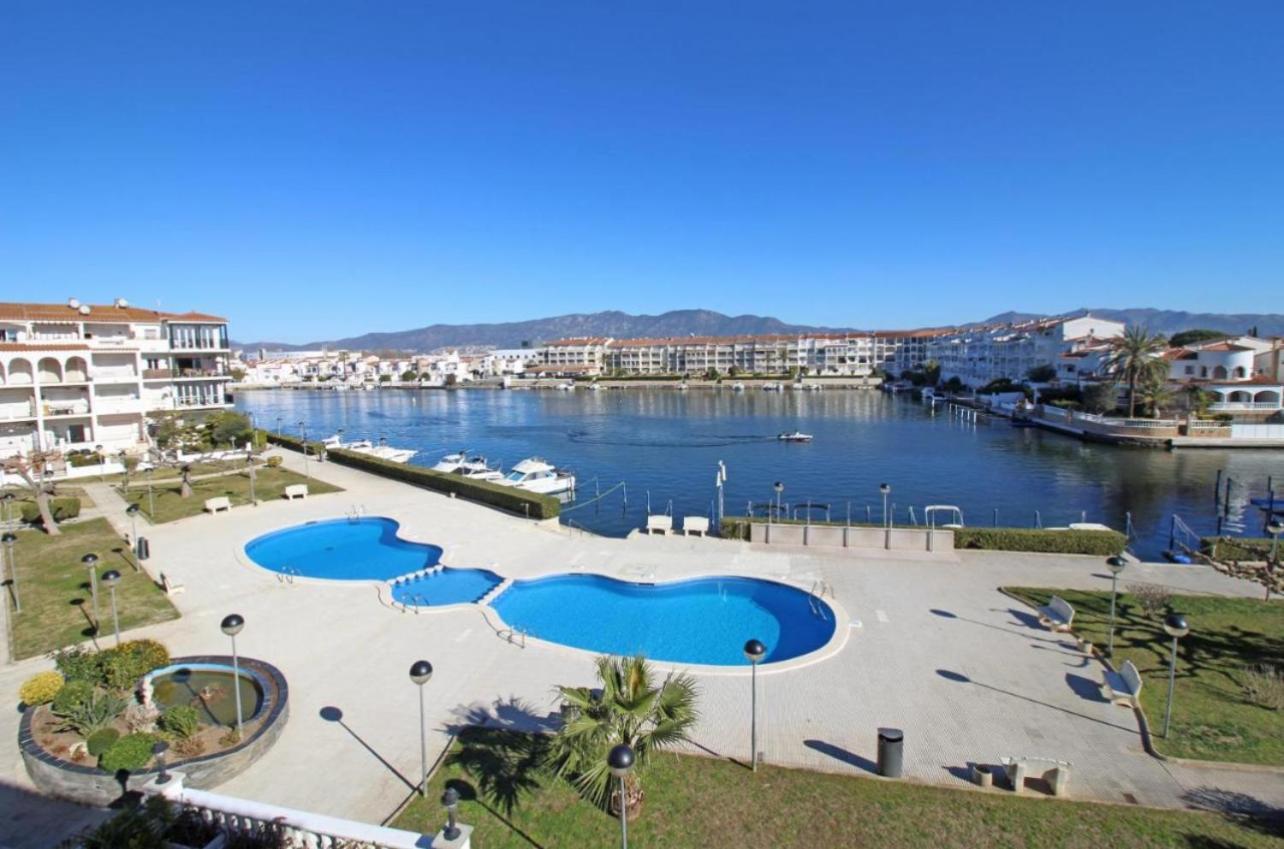 Apartamento Gran Lago Con Vistas Al Canal Empuriabrava Esterno foto